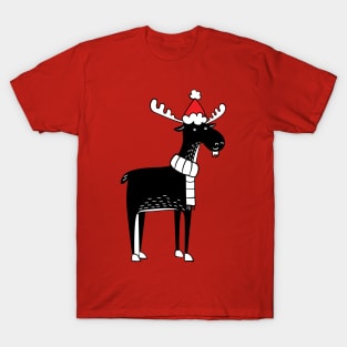 Christmas moose T-Shirt